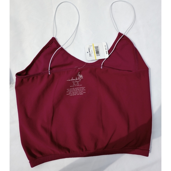 🆕Free People Brami Skinny Strap Fuschia M/L - Picture 4 of 8